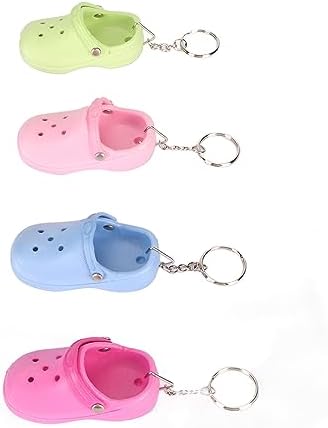 Silicone Slipper Key Chains 20pcs Pack Cute Decor