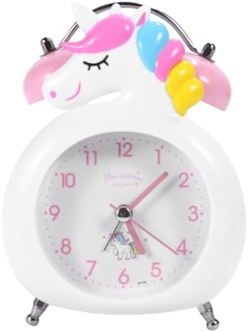Cute Unicorn Alarm Clock with Night Light for Home