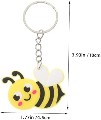 20Pcs Cute Bee Keychains for Backpack Charms and Party Favors