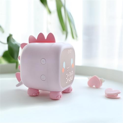 Cute Dinosaur LED Alarm Clock with Night Light