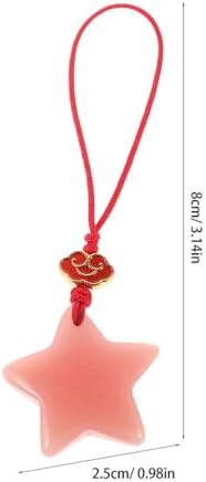 Lurrose 3pcs Glow In The Dark Phone Chain Keyrings