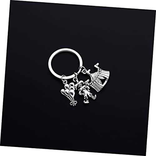 Circus Keychain with Plush Treasure Chest Design