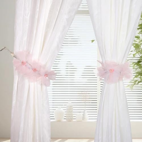 SUQ I OME Boho Curtain Tiebacks Set of 2 Pink