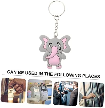 50pcs Cute Elephant Keychain Bag Pendant