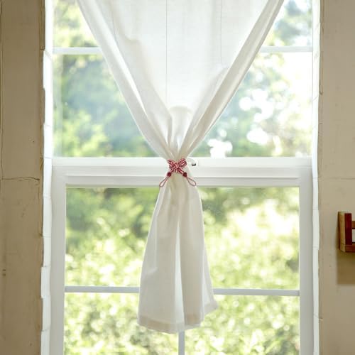 Uxcell 2 Pcs Light Pink Braided Curtain Tiebacks