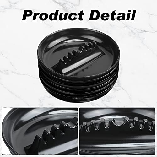 Reginary 12 Pcs Round Plastic Ashtray Set