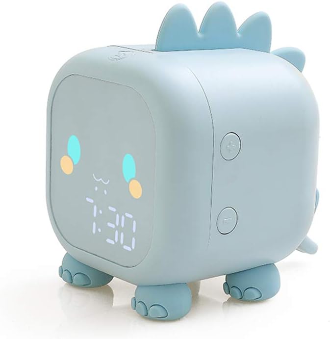 Kids Dinosaur Alarm Clock with Night Light