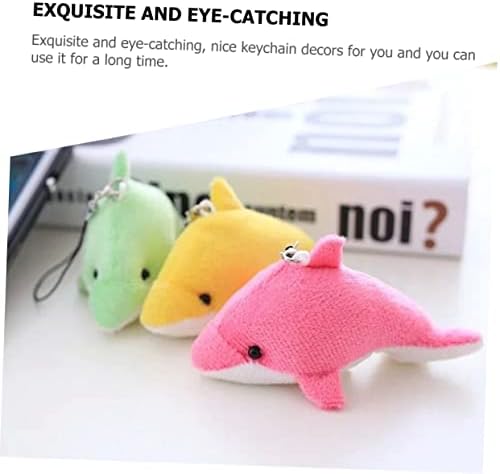 SOIMISS 25pcs Plush Keychain Mini Backpack Set