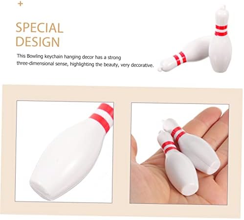 BESPORTBLE Bowling Keychain Decor Pendant