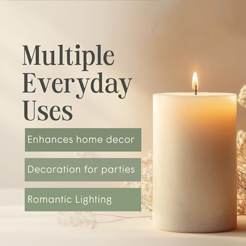 Mister Candle Unscented Green Pillar Candle 4x6
