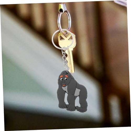12pcs Cute Animal Keychain Gorilla Charm Birthday Party Favor