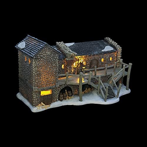Department 56 Game of Thrones Nights Watch Castle Black Lighted Building