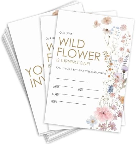 1st Birthday Party Invitations for Boys and Girls