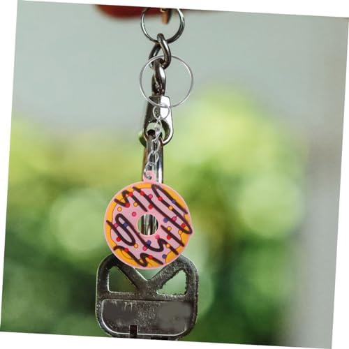 VICASKY 18Pcs Cute Donut Keychain Pendants