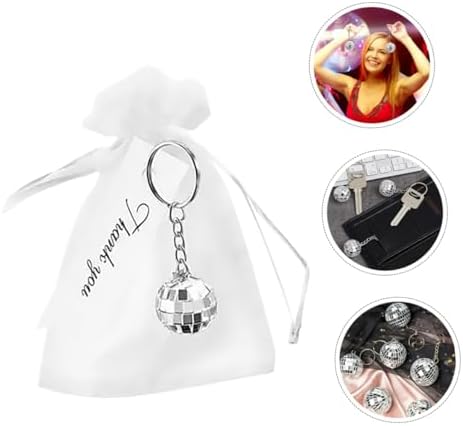 Disco Ball Keychain Party Favors Retro Decor