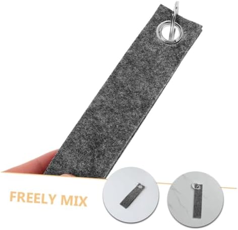 100pcs Felt Keychain Blanks for DIY Crafts and Bag Charms