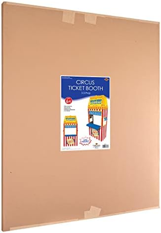 Beistle 3D Circus Ticket Booth Photo Prop for Parties