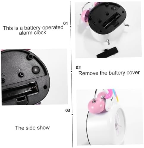 Cute Unicorn Alarm Clock with Night Light for Home