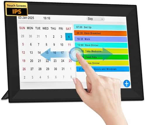 Bgift 10 Inch Touchscreen Alarm Clock for Seniors