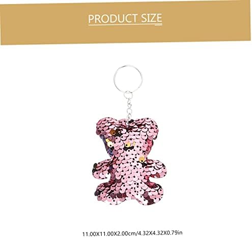 Cabilock Glitter Sequin Keychain for Car and Party Favors