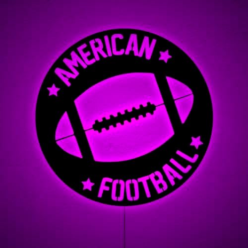 RGB Led Football Wall Art With 16 Colors