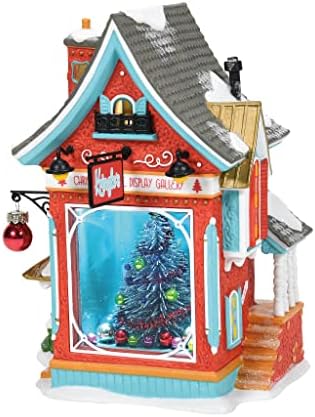 Department 56 North Pole Village Kringle Christmas Tree Display Building