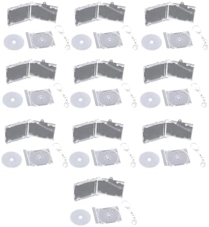 10pcs Miniature Album Keyring for Music Lovers