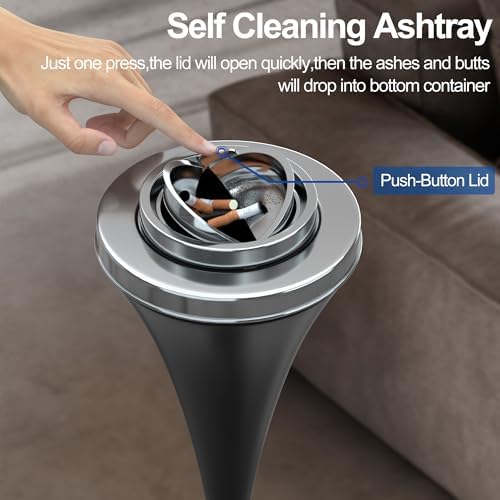 Reliancer Floor Standing Ashtray with Detachable Cigar Container