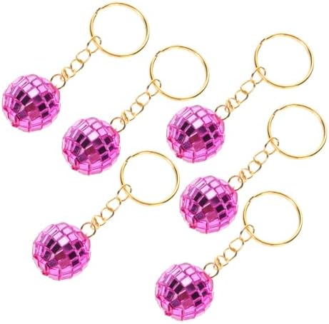 Small Disco Ball Keychain for Car Decoration