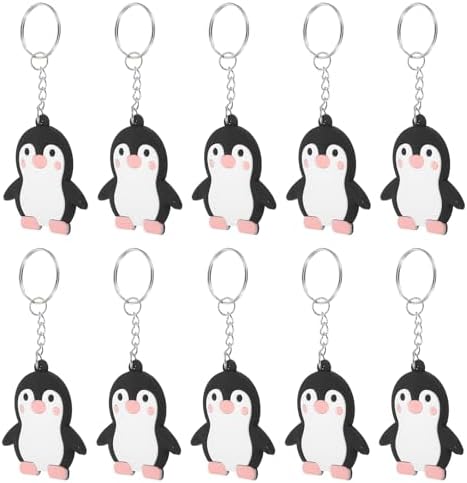 LUOZZY 24pcs Adorable Penguin Keychain Party Favors
