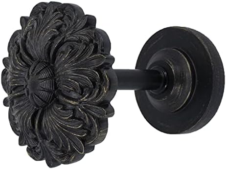 MERIVILLE Fleur Holdbacks Set of 2 Burnt Gold