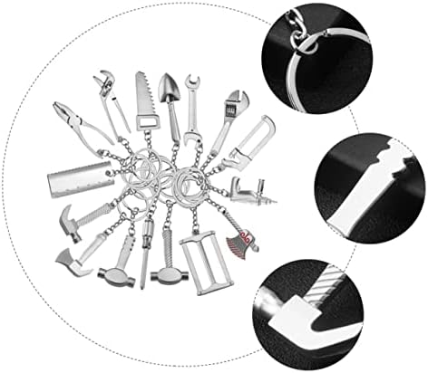 20pcs Unique Wrench Keychain DIY Decor Pendants