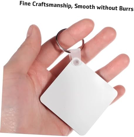 40Pcs Double Sided Sublimation Keyrings Blanks