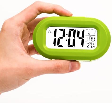 Laril Smart Night Light Alarm Clock with Temperature Display