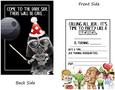 Silly Goose Gifts Party Like A Rebel Invitations Set of 12 Envelopes Included
