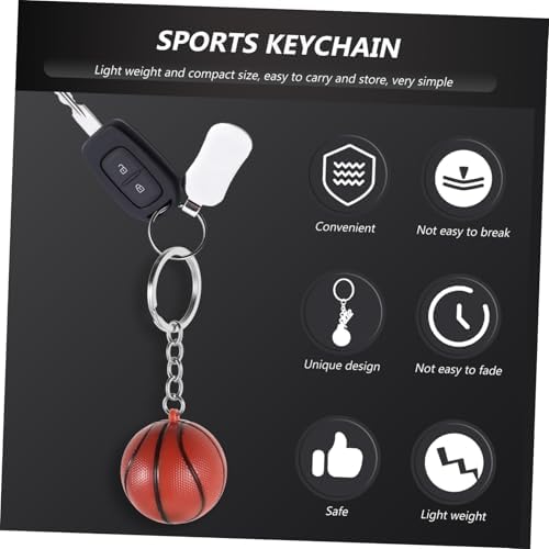 Cabilock Sports Keychain with Ball Design for Boys