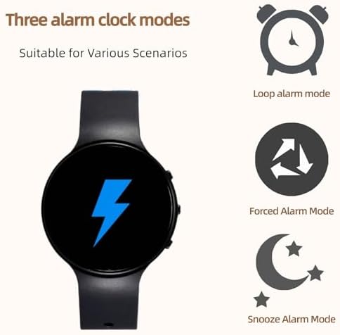 Electric Shock Alarm Clock for Heavy Sleepers