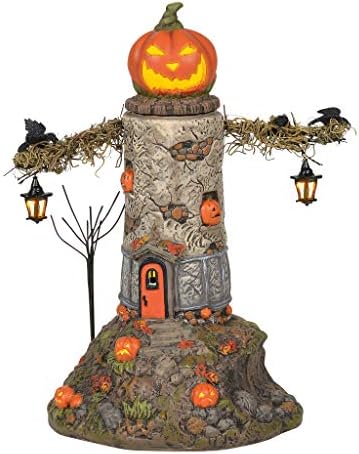 Department 56 Snow Village Halloween Midnight Fright Light Animated Building