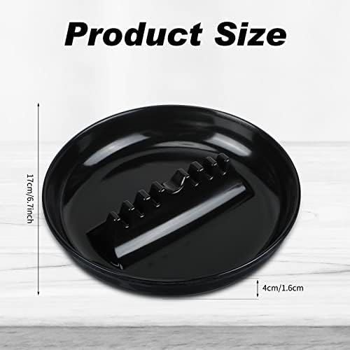 Reginary 12 Pcs Round Plastic Ashtray Set