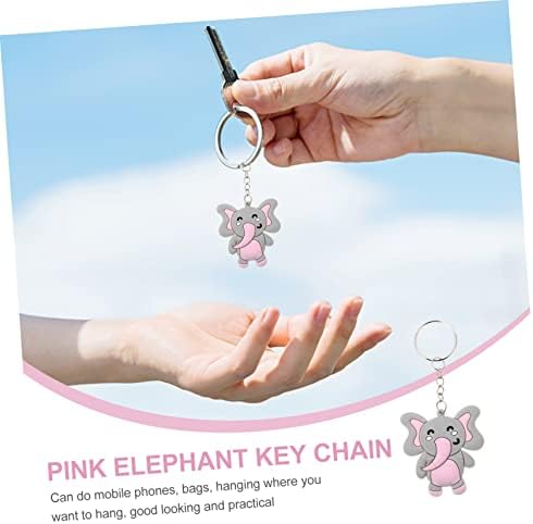 50pcs Cute Elephant Keychain Bag Pendant