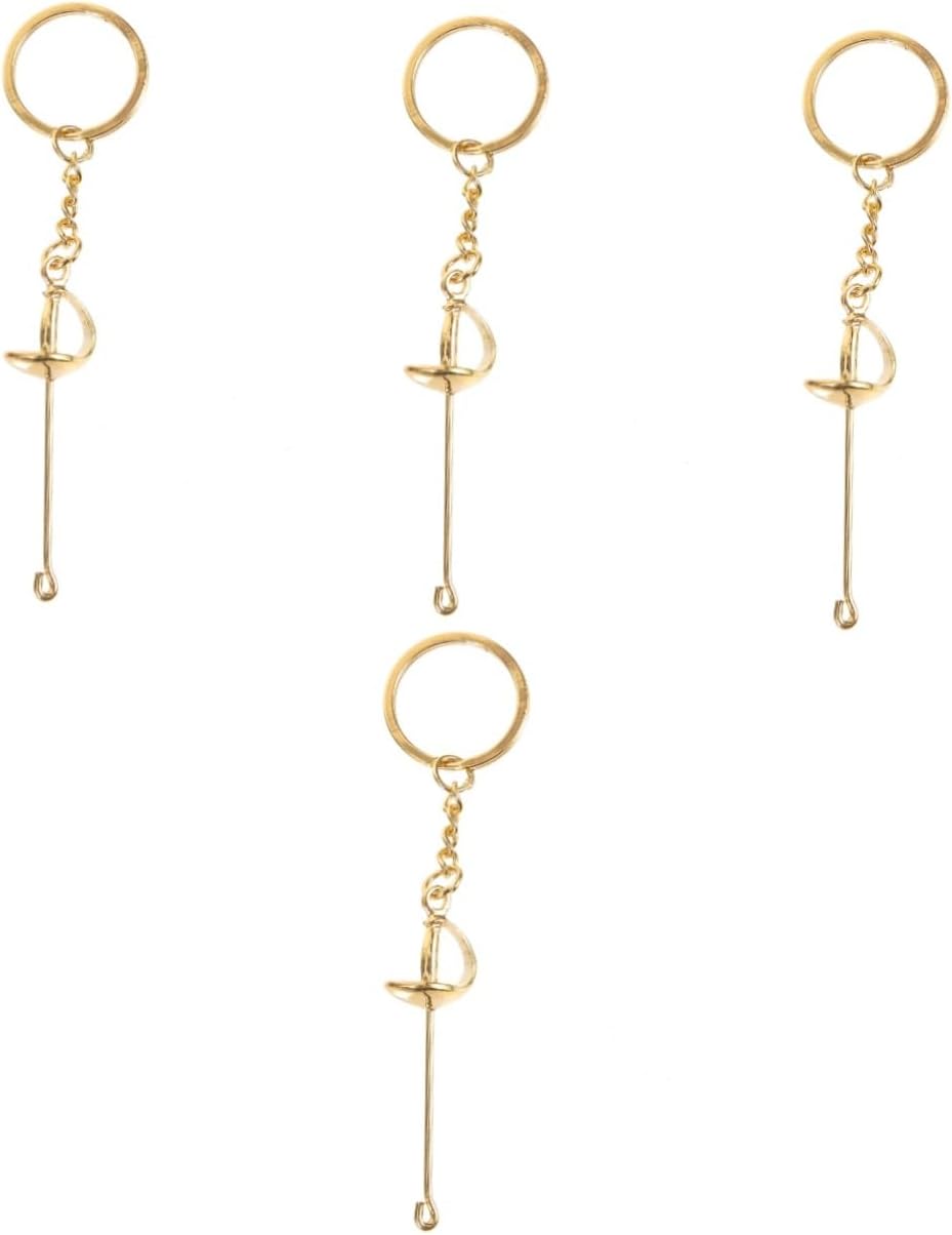 BESPORTBLE 4pcs Fencing Keychain Decor