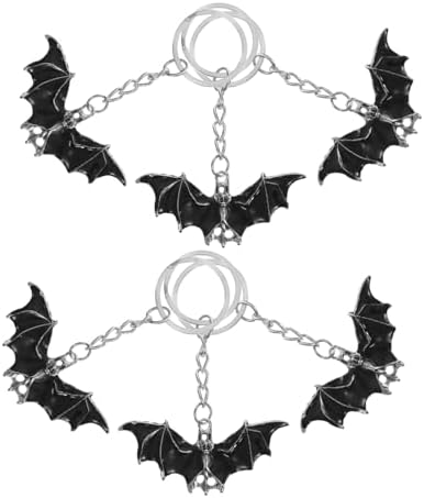 Totority 18pcs Halloween Keychain Decorative Pack