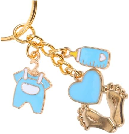 1 Set Shower Gender Reveal Cupcake Rack Keychain Favors