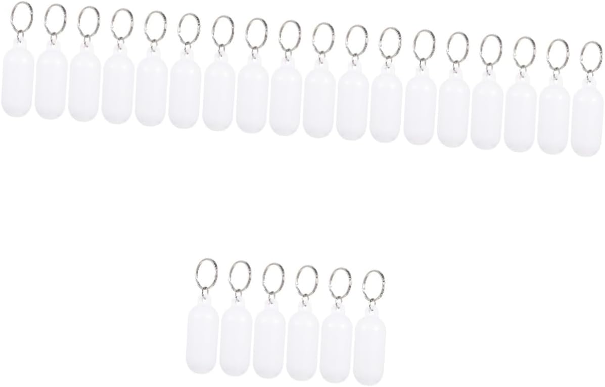 12 Pcs Floating Key Ring Keychain Set for Water Sports