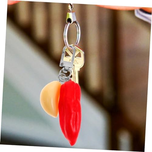 Chili Keychain Stylish Keychain for Car Keys and Bags