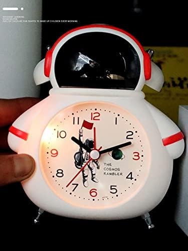 Cute Spaceman Analog Clock with Backlight and Alarm