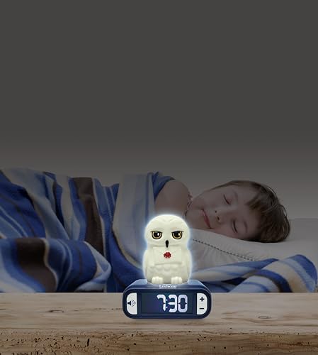 LEXiBOOK Hedwig Nightlight Alarm Clock