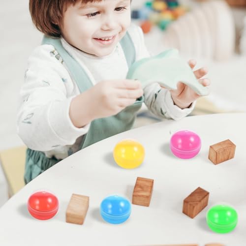 50pcs Transparent Vending Capsules 38mm Gumball Toys