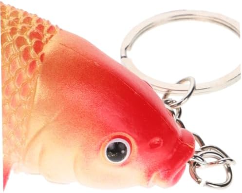 Zerodeko 8pcs Cute Fish Keychain Set