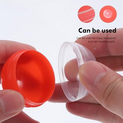 50pcs Transparent Vending Capsules 38mm Gumball Toys